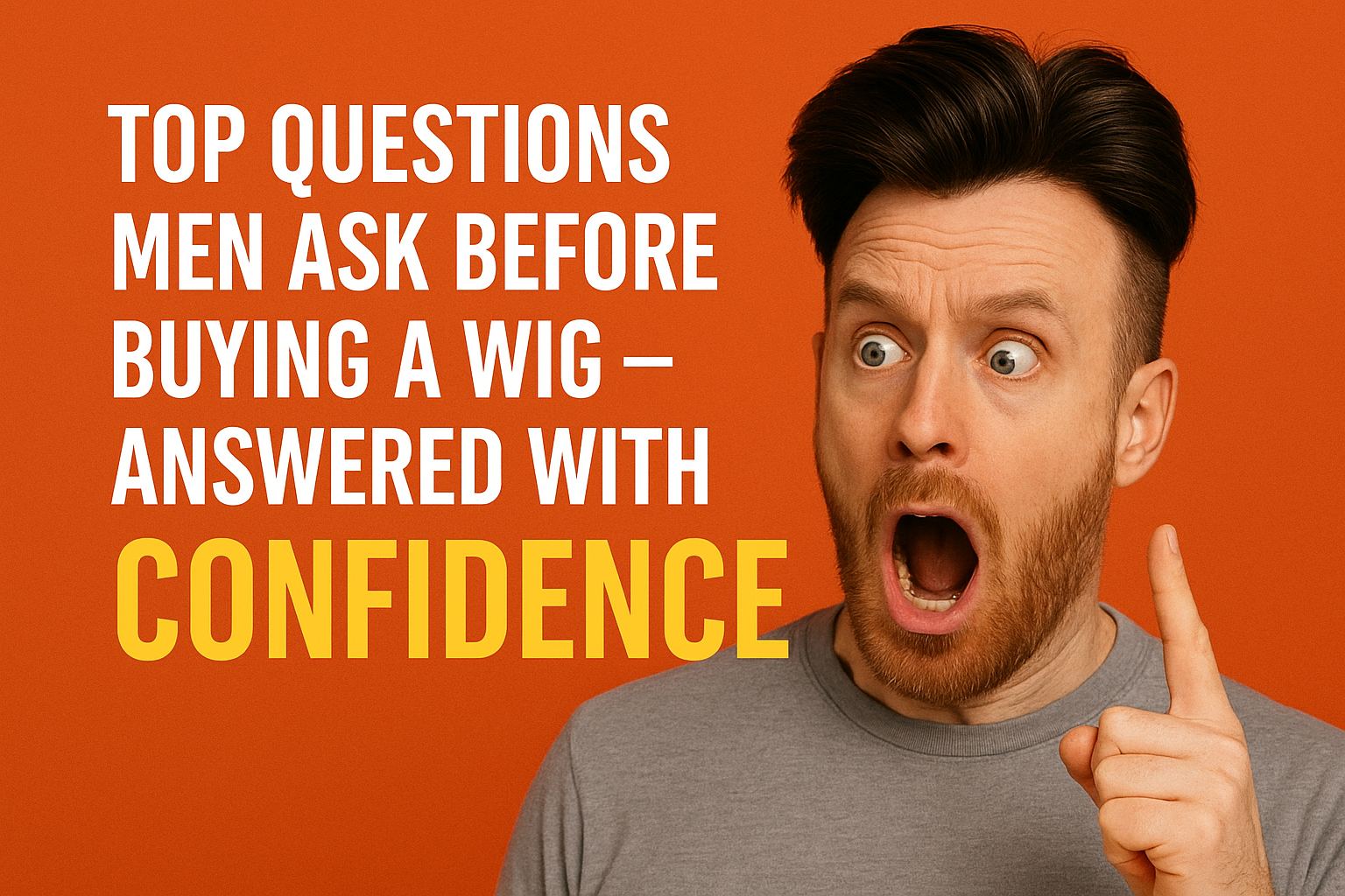 Top 20 Most Searched Questions About Men’s Wigs (Answered!)