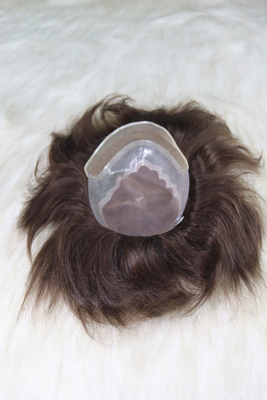 Hybrid Lace Front Toupee for Men