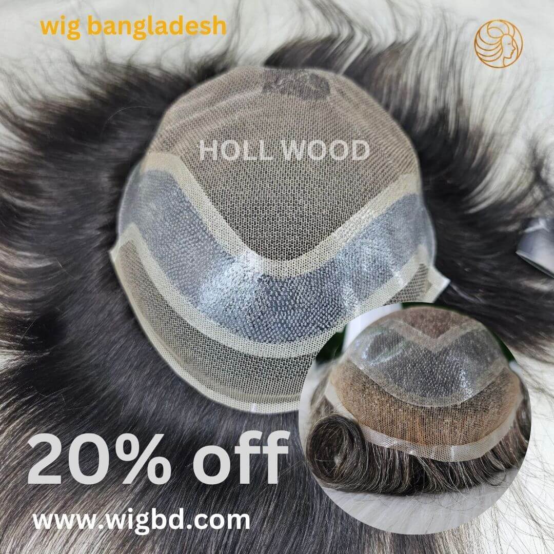 Durable, stylish men’s wig ideal for salons and personal use