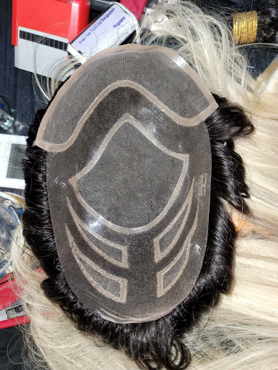 Apollo Zigzag Mono Hair System | Breathable Monofilament Toupee with PU Perimeter Discount Going On First Order