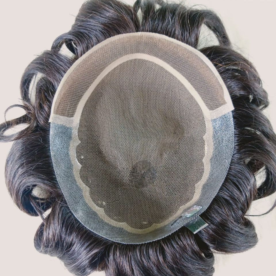 Q10 Men’s Wig – Natural Hairline & 100% Human Hair