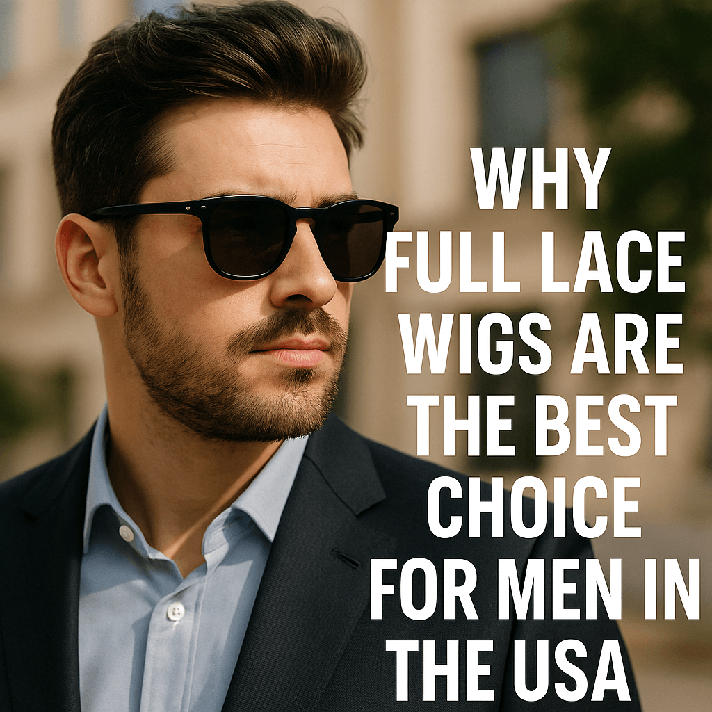 Why Full Lace Wigs Are the Best Choice for Men in the USA and Europe