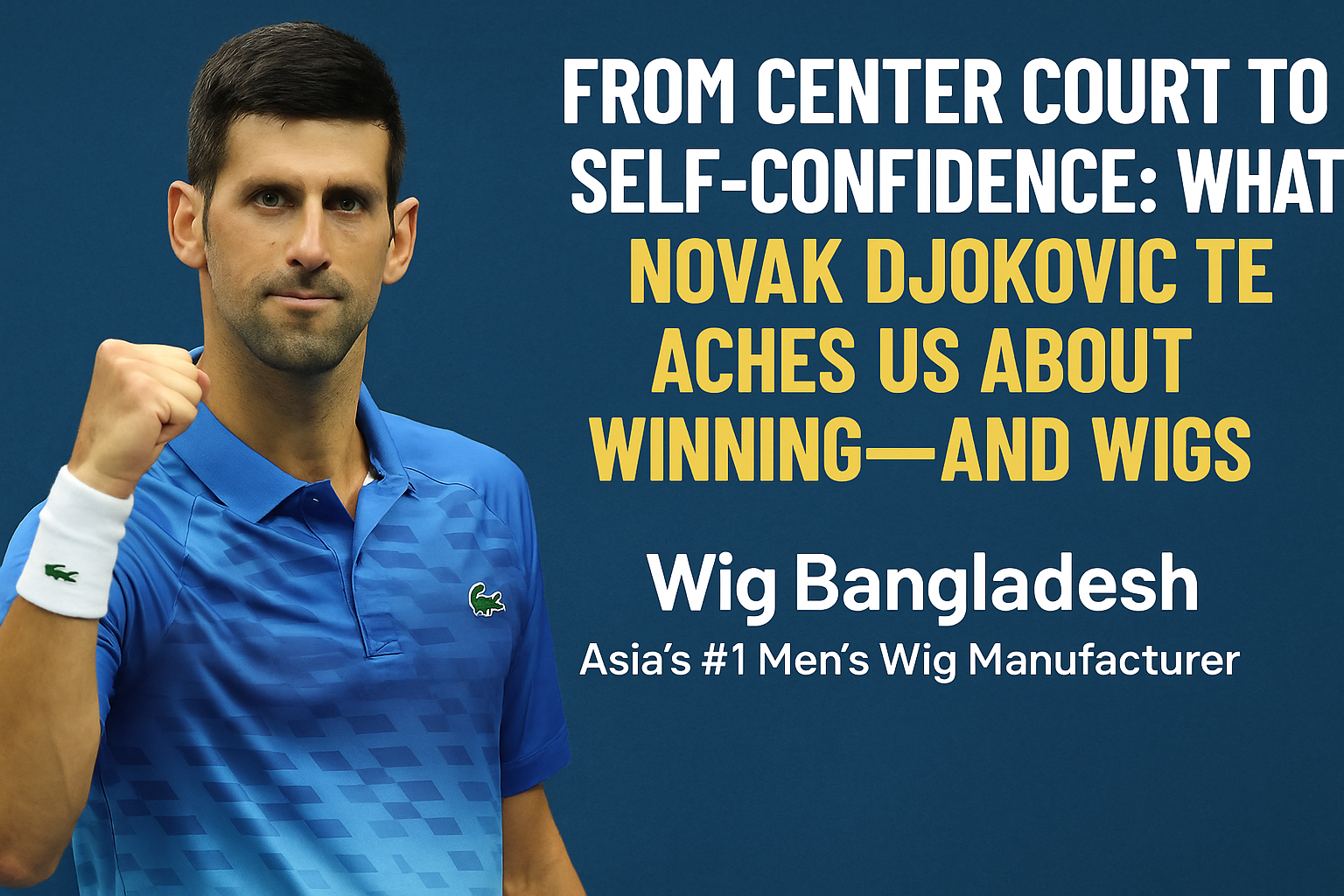 From Center Court to Self-Confidence: What Novak Djokovic Teaches Us About Winning—and Wigs