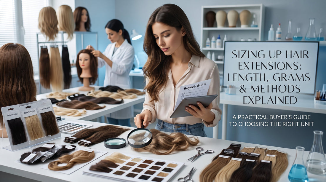 Human Hair Extension Sizing Guide: Choose the Right Length, Weight and Method
