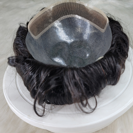 View details for Men‘s Toupee Wigs Natural Human Hair Pieces Full Skin System Biolace Micro skin Capillary Prosthesis Men‘s Toupee Wigs Natural Human Hair Pieces Full Skin System Biolace Micro skin Capillary Prosthesis