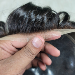 View details for Men‘s Toupee Wigs Natural Human Hair Pieces Full Skin System Biolace Micro skin Capillary Prosthesis Men‘s Toupee Wigs Natural Human Hair Pieces Full Skin System Biolace Micro skin Capillary Prosthesis