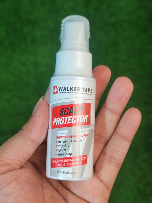 Walker Tape Scalp Protector 60ml bottle, ideal as a scalp protector for wigs, enhances adhesion, prevents irritation, ideal for sports.