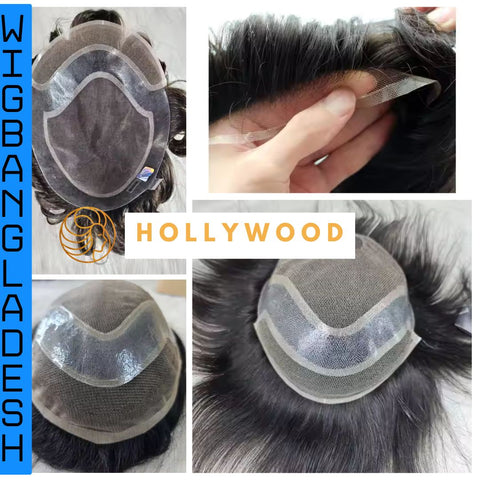 Hollywood Men’s Wig made from 100% Indian Remy human hair