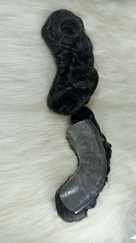 Men’s frontal lace wig with realistic scalp look