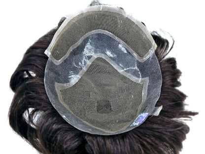 MOQ 15 Piezas Venta al por Mayor Peluca de Hollywood para Hombre Prótesis Capilar Masculina Prótesis Capilar para Hombres Peluquín Pelucas de Hombre para Hombre Peluca Corta de Hombre Peluca de Reemplazo para Hombre al por Mayor