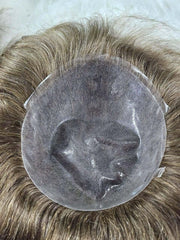 Men’s frontal lace wig with realistic scalp look