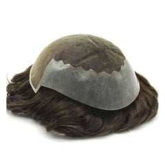 Men’s frontal lace wig with realistic scalp look