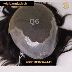 Men’s frontal lace wig with realistic scalp look