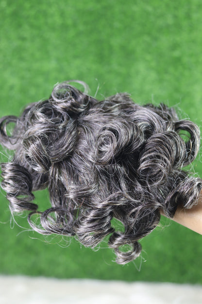 BMW Male Hair Prosthesis Toupee Men Mono& Soft PU Breathable Men Wigs