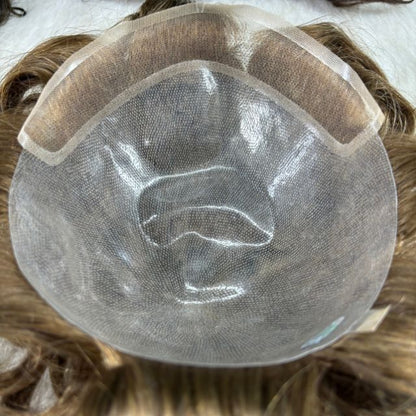 View details for Men‘s Toupee Wigs Natural Human Hair Pieces Full Skin System Biolace Micro skin Capillary Prosthesis Men‘s Toupee Wigs Natural Human Hair Pieces Full Skin System Biolace Micro skin Capillary Prosthesis