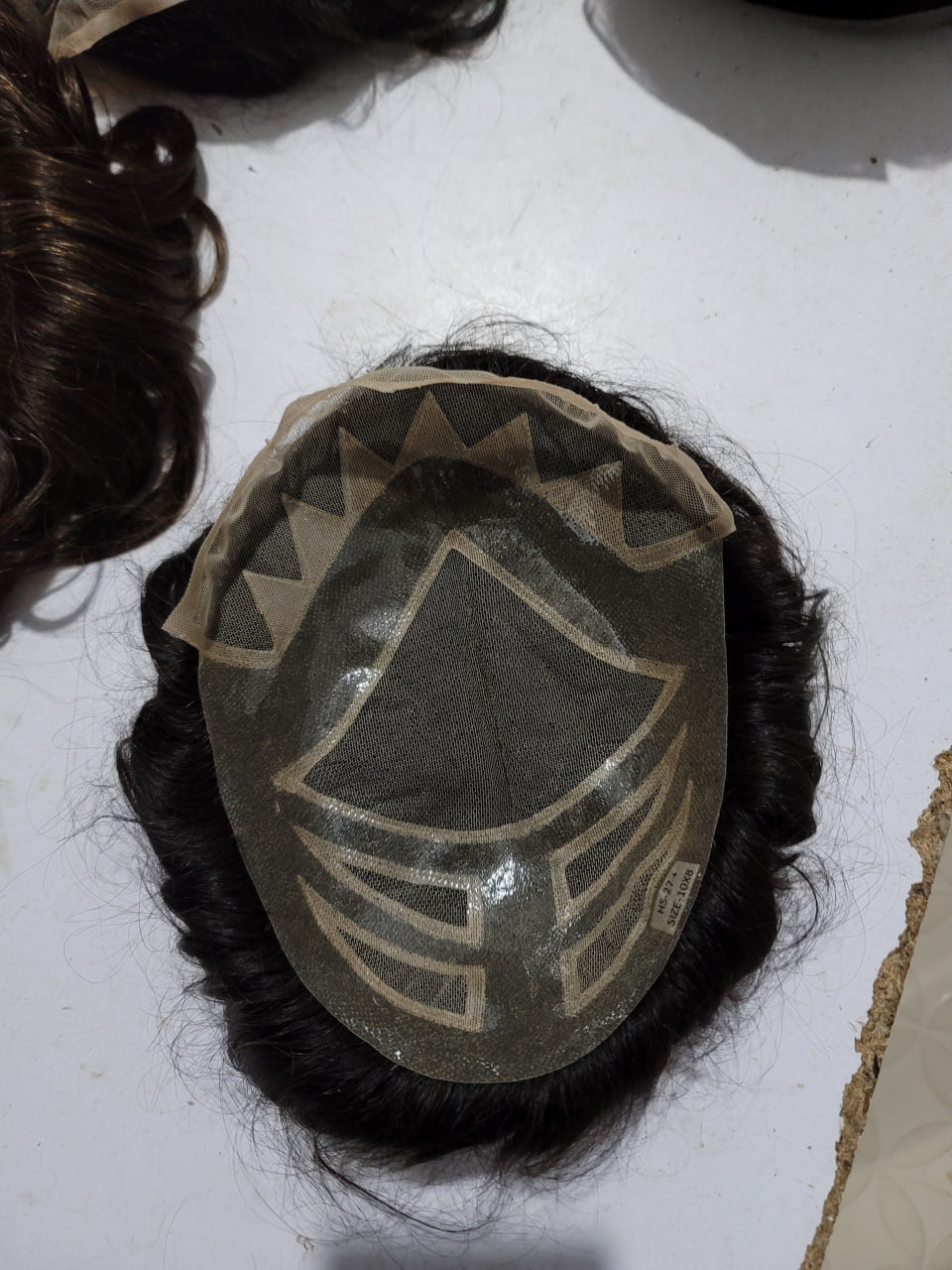 Apollo Zigzag Mono Hair System | Breathable Monofilament Toupee with PU Perimeter