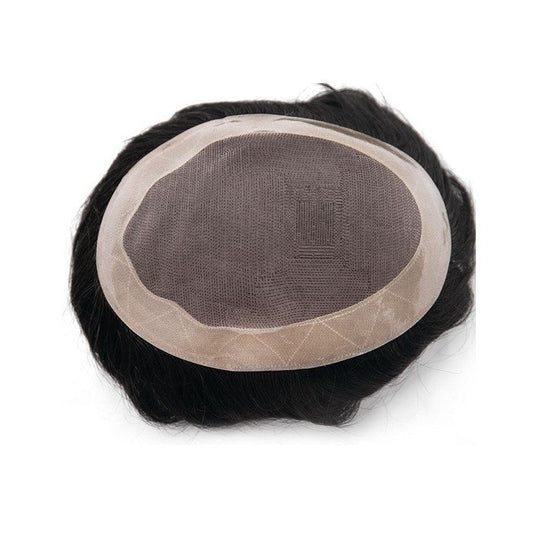 Human Hair Mono Filament Hair Patch Wig For Men Regular For USA and Europe
