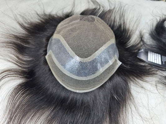 Peluca de Hollywood Toupee para hombres, peluca transpirable para hombres, 100 % cabello humano natural, prótesis capilar masculina, sistemas de escape