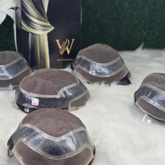 Hollywood Toupee Men Wig Breathable Wigs For Men 100% Natural Human Hair Male Hair Prosthesis Exhaust Systems