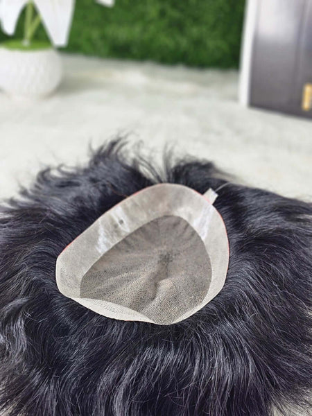 Silk Base Hair Patch/Hair Wig for men Skin Base 100% natural human hair Premium Hair Patch For Men