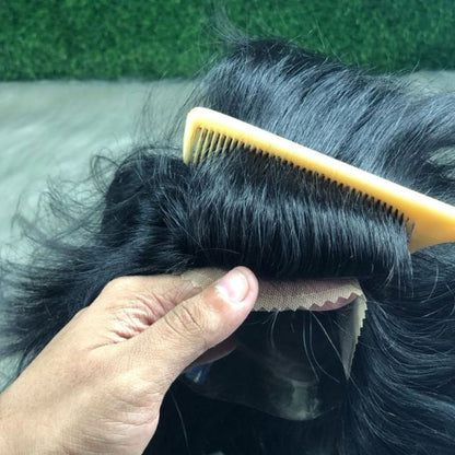 Interior construction of the Zigzag Mono Hair System with breathable mono base and durable PU border
