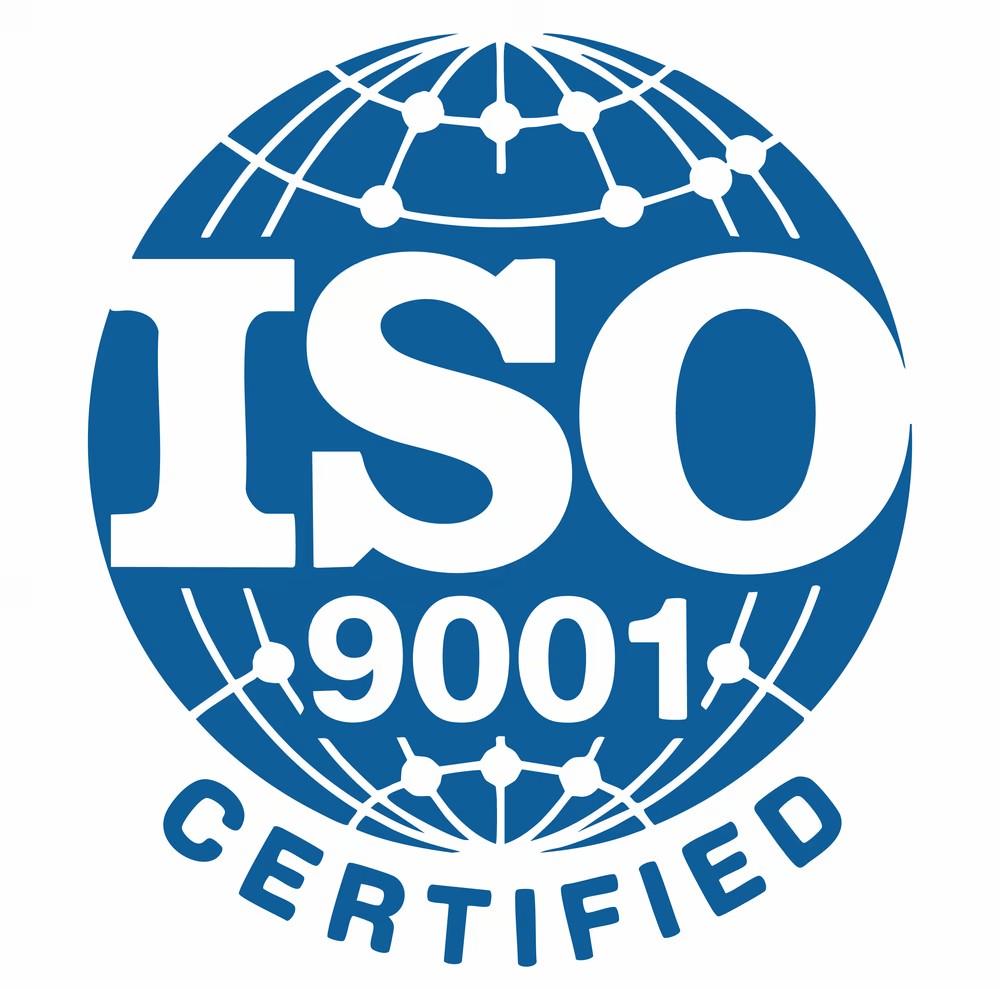 ISO 9001 Certified stamp