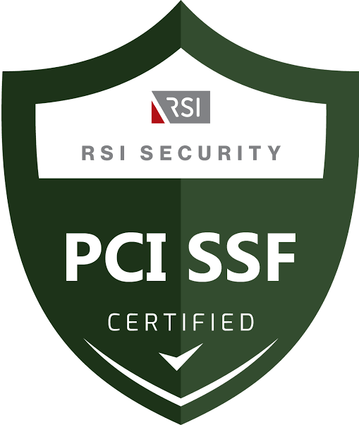 RSI Security PCI SSF Certified stamp