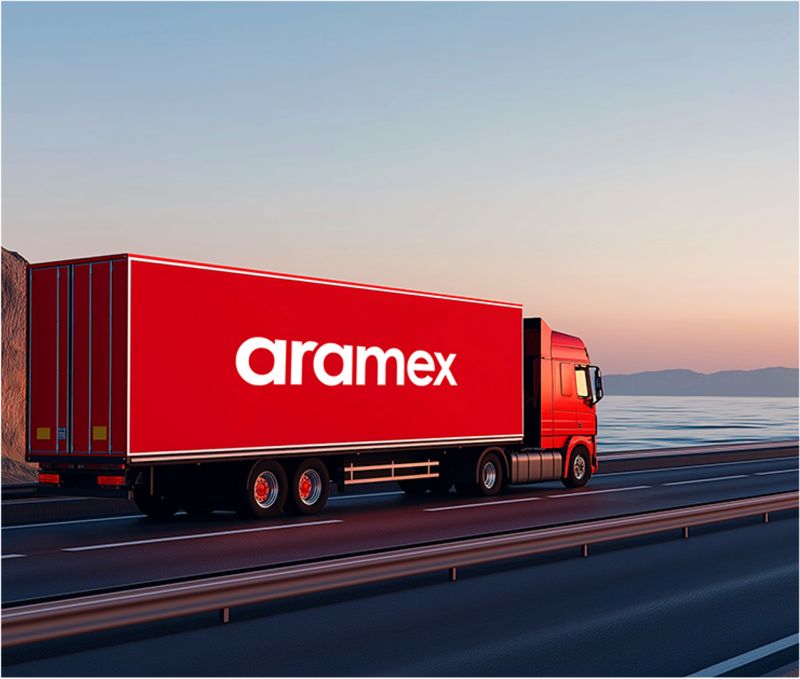 Aramex delivery vehicle